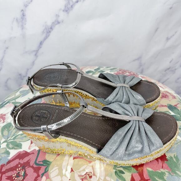 Tory Burch | Declan 2 T-Strap Platform Sandals | 7.5 - Picture 7 of 14